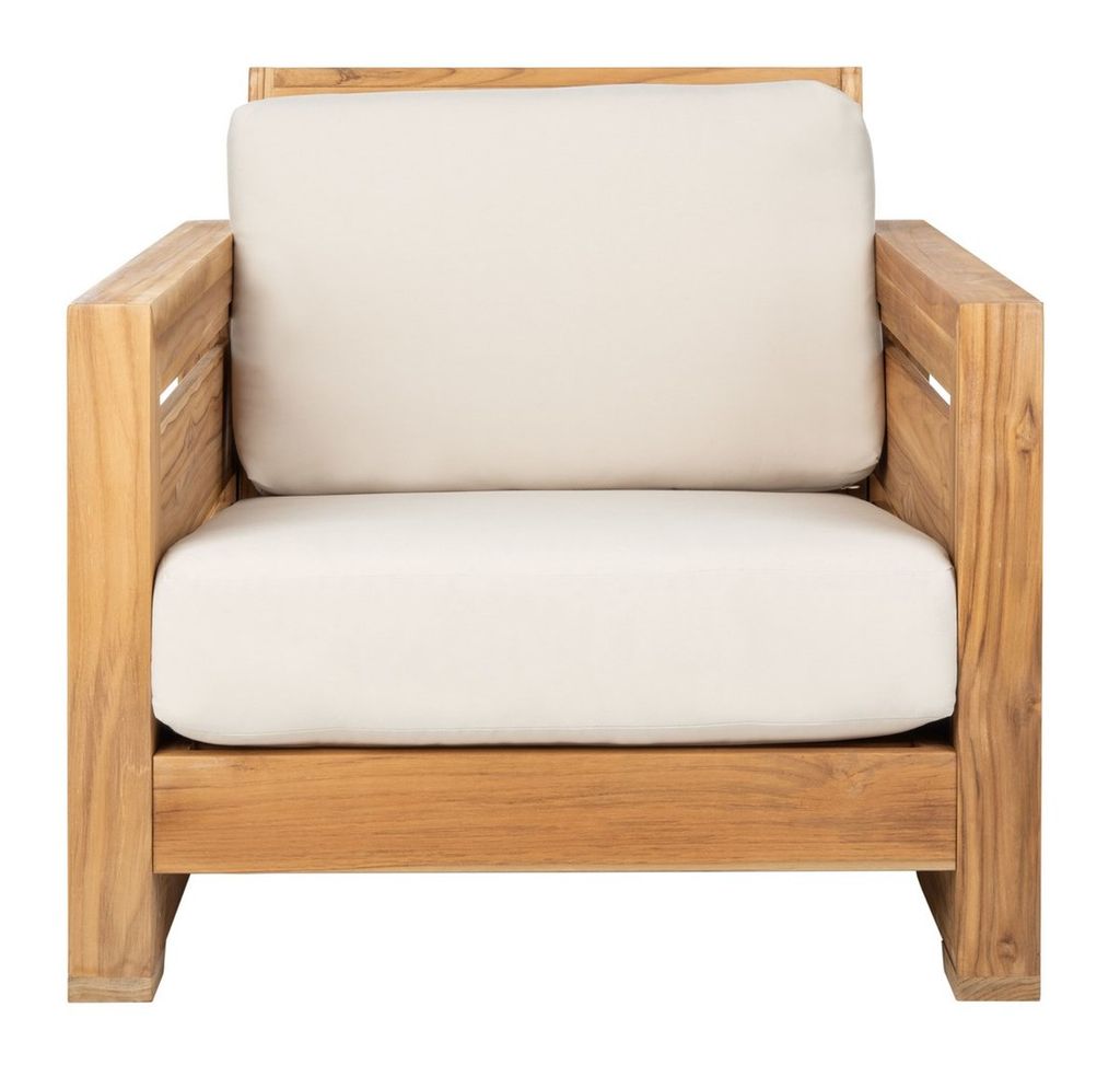 Preview image for Guadeloupe Outdoor Teak Club Chair, 31.5" X 29.3"