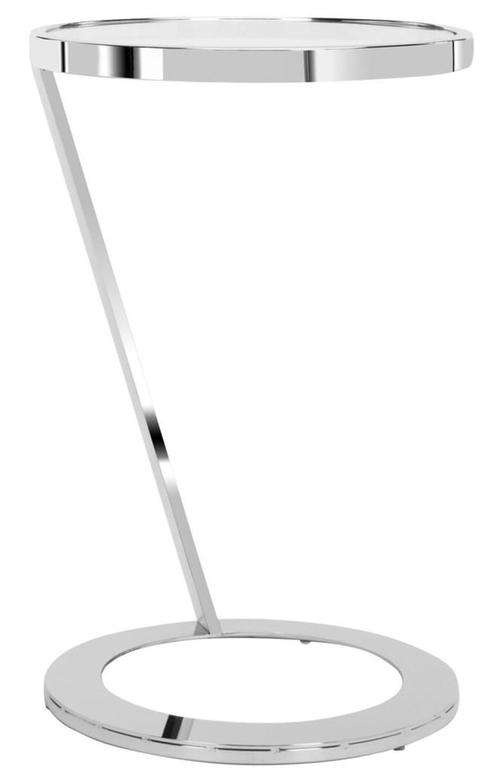 Living Room  Glass Top End Table, 13.8" X 19.7"
