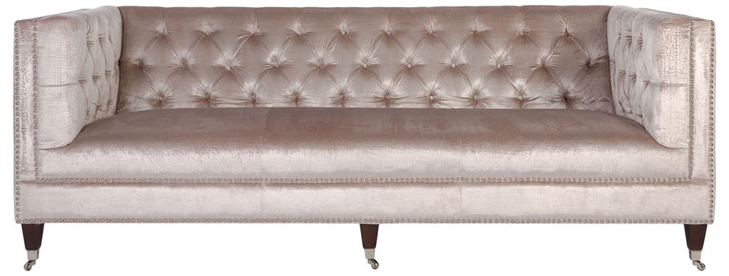 Preview image for Miller Tufted Velvet Sofa, 84.3" X 30.9", Pearl