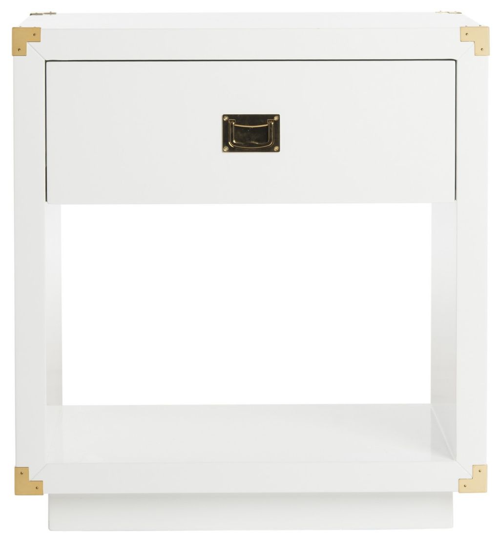 Preview image for Lella Lacquer Side Table, 24" X 26", White