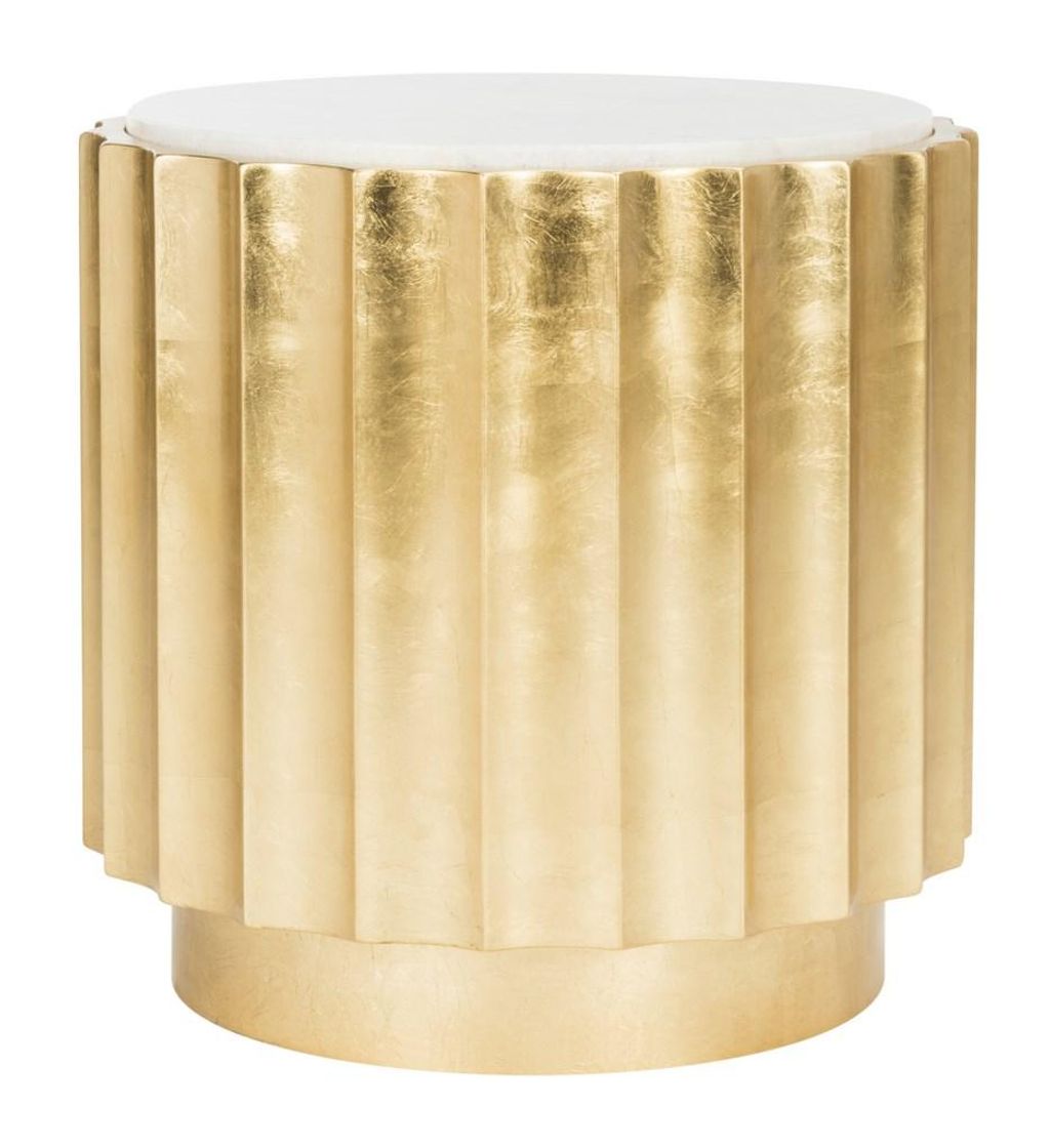 Preview image for Elodie Gold Side Table, 20" X 20"