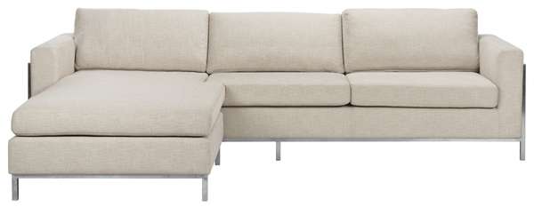 Camila Poly Blend Sectional, 105.9" X 31.5"