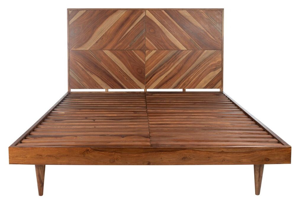 Cora Rose Herringbone King Bed, 78" X 45"