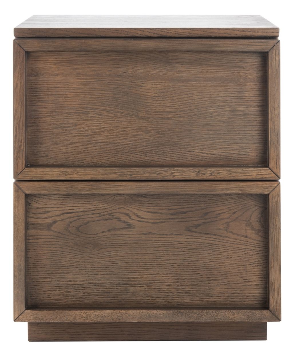 Preview image for Zeus 2 Drawer Nightstand, 17.7" X 21.7"