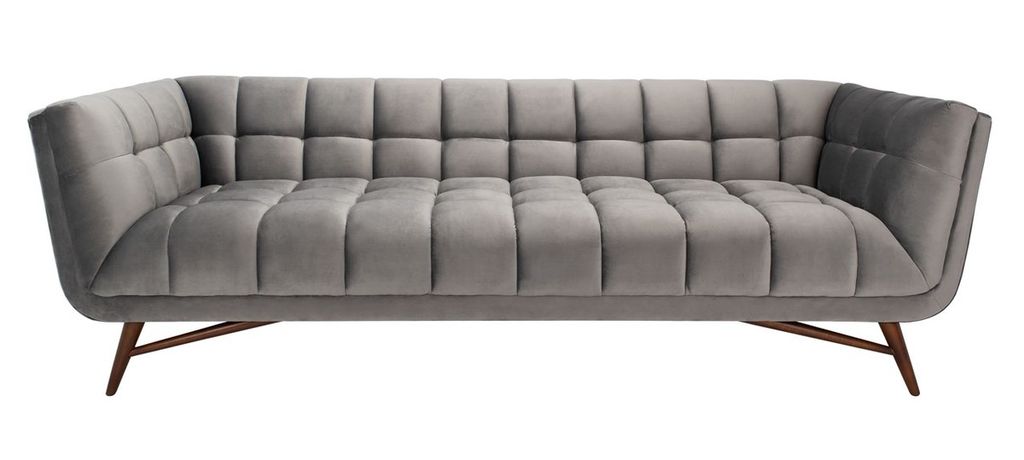 Preview image for Onyx Mid-Century Tufted Sofa, 90.2" X 28.7"