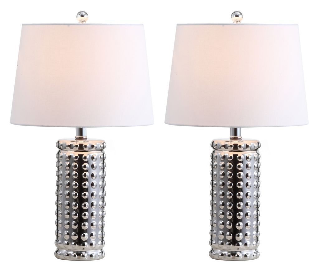 Harlee Table Lamp, Chrome (Set Of 2)
