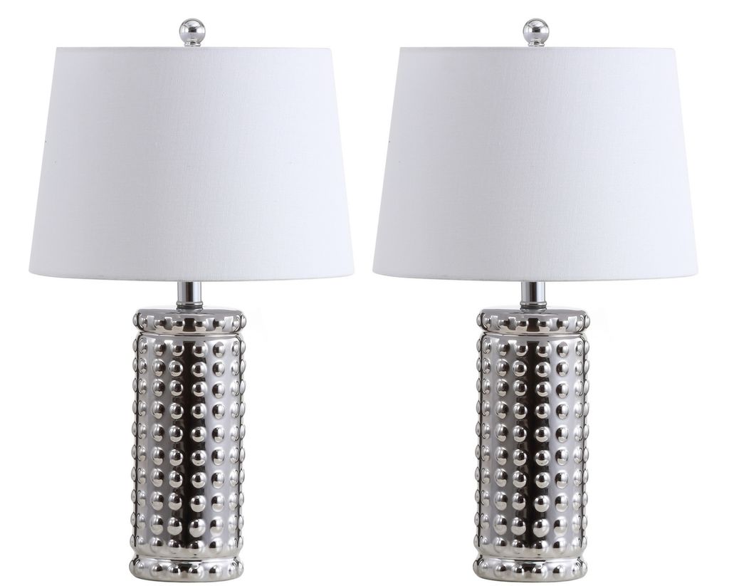 Harlee Table Lamp, Chrome (Set Of 2)