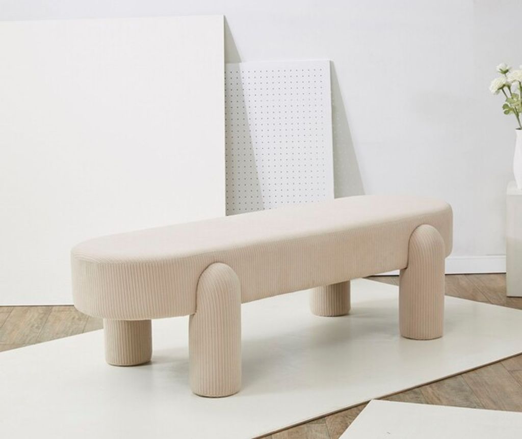 Laurence Corduroy Bench, Sand