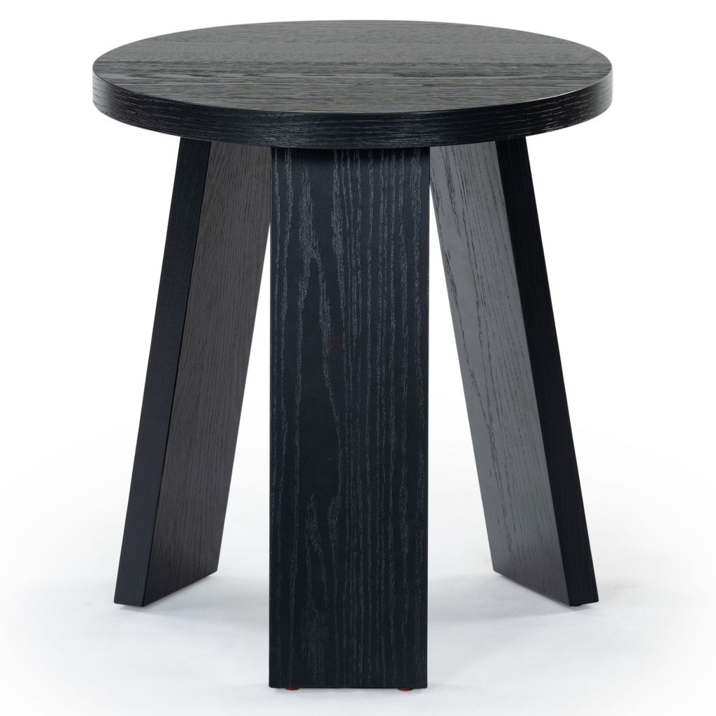 Black Wood Accent Table