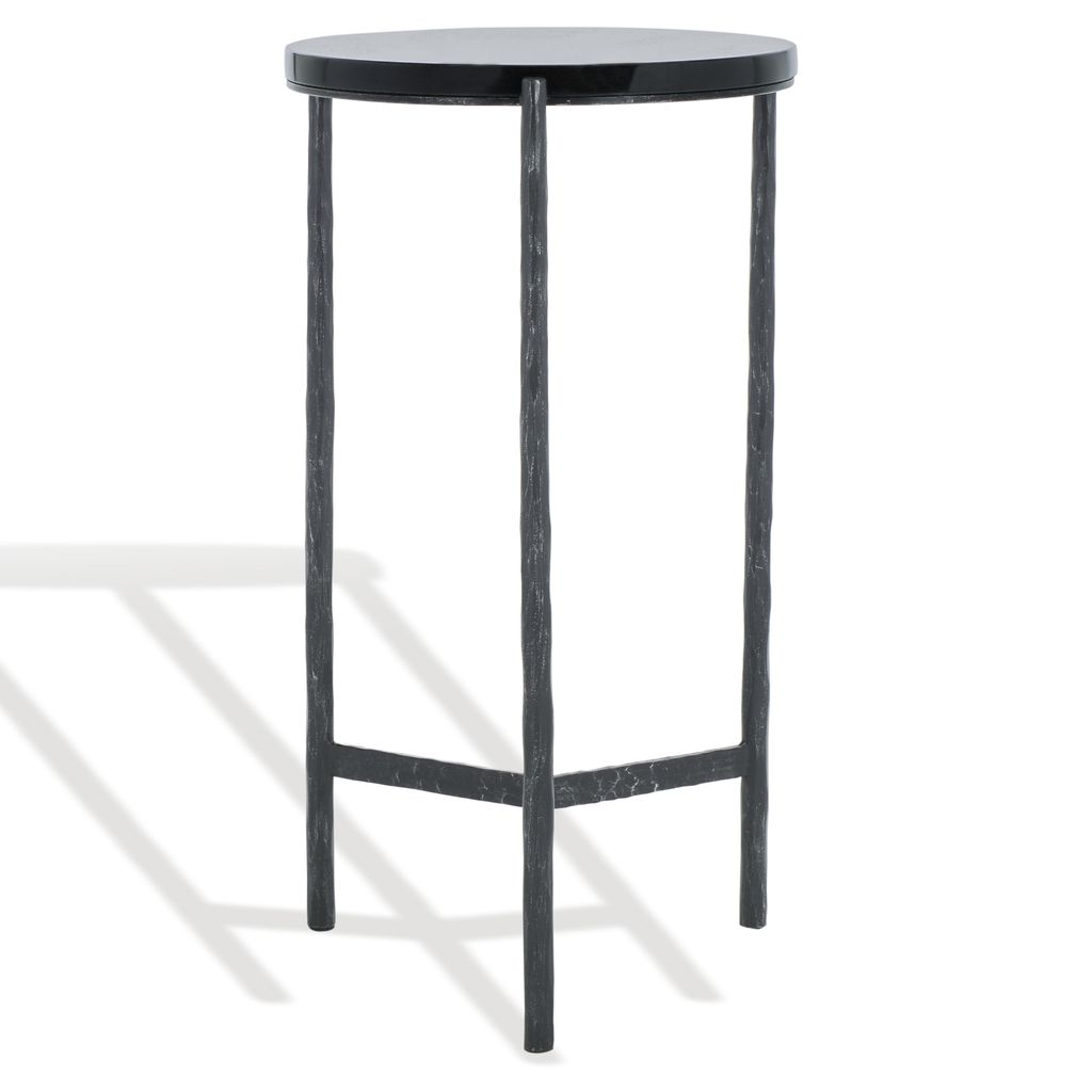 Preview image for Marylou Marble Top Drink Table, Black, Black