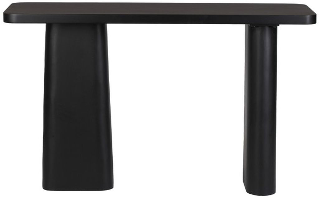 Black Wood Console Table