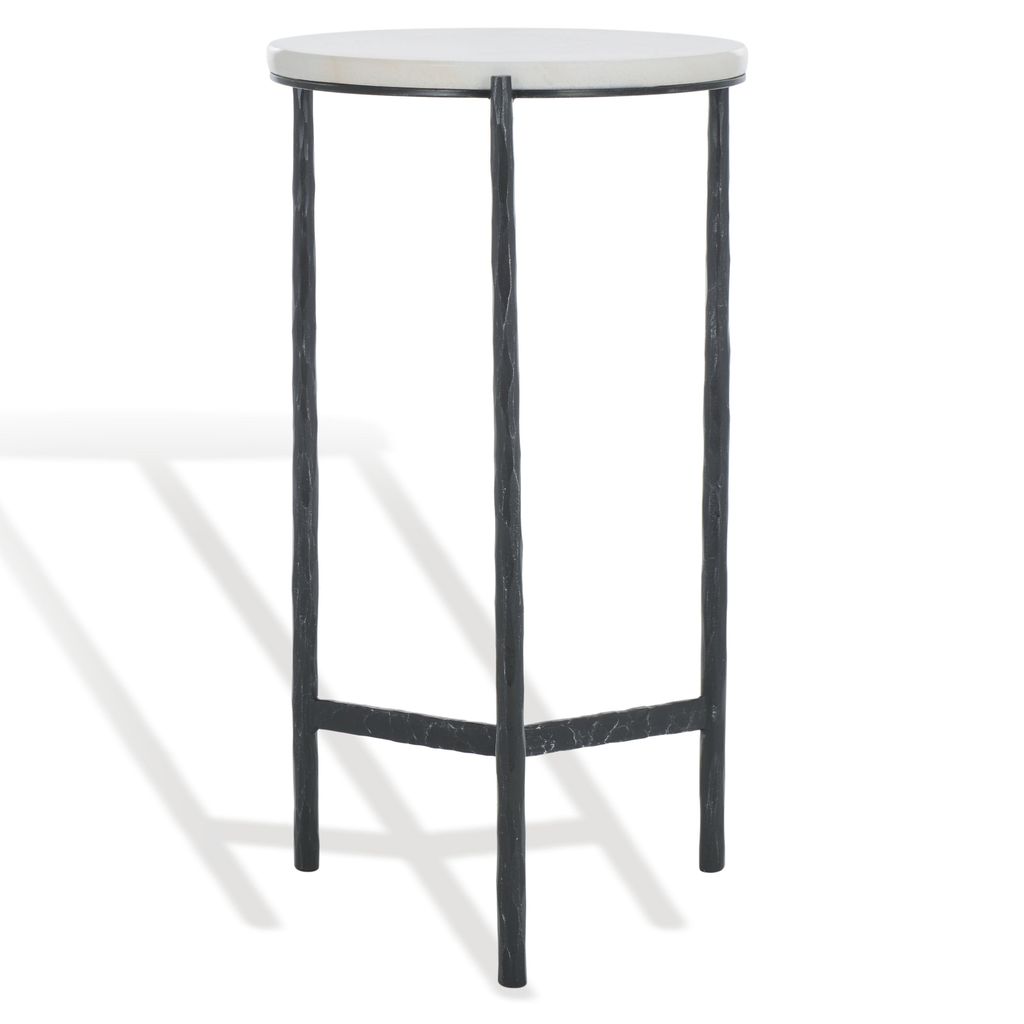 Preview image for Marylou Marble Top Drink Table, Black, White
