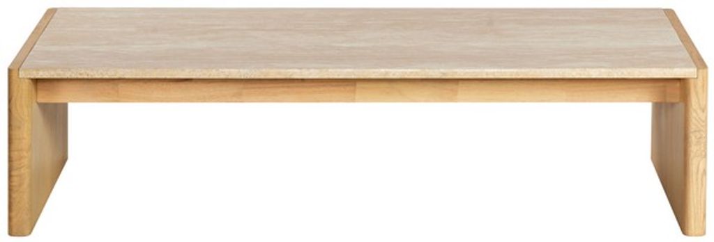 Neutral Travertine Coffee Table