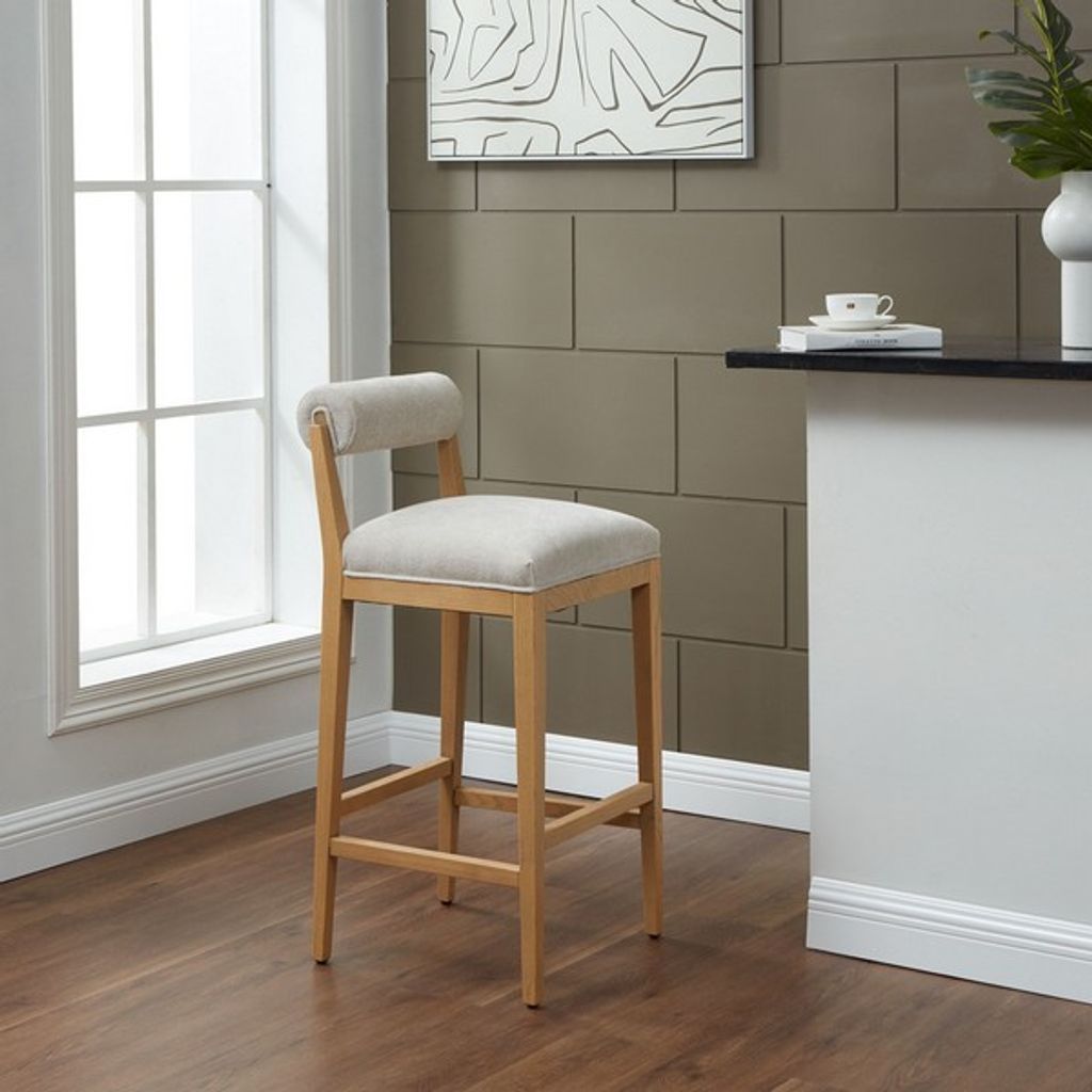 Rolled Back Neutral BAR Stool