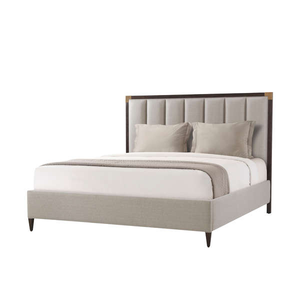 Embassy US King Bed, Cardamon and Brushed Brass