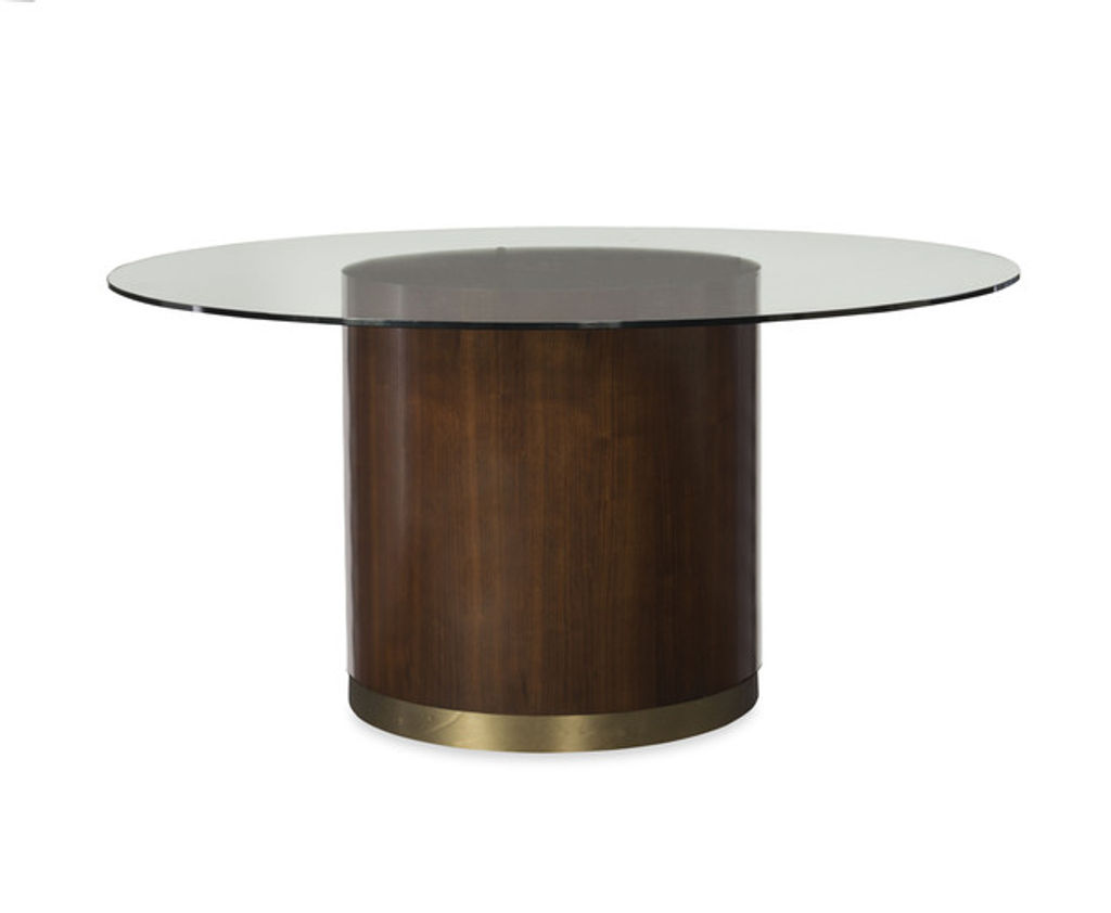 Sampson Dining Table W/ Glass Top