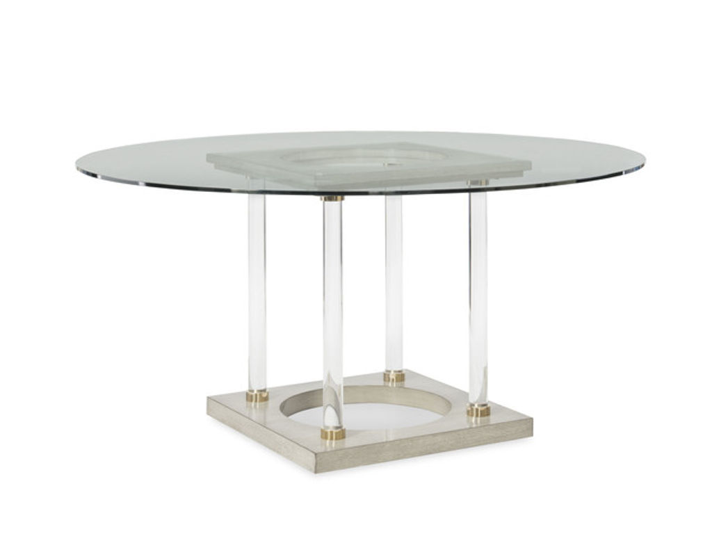 Frye Dining Table W/ 54" Glass Top