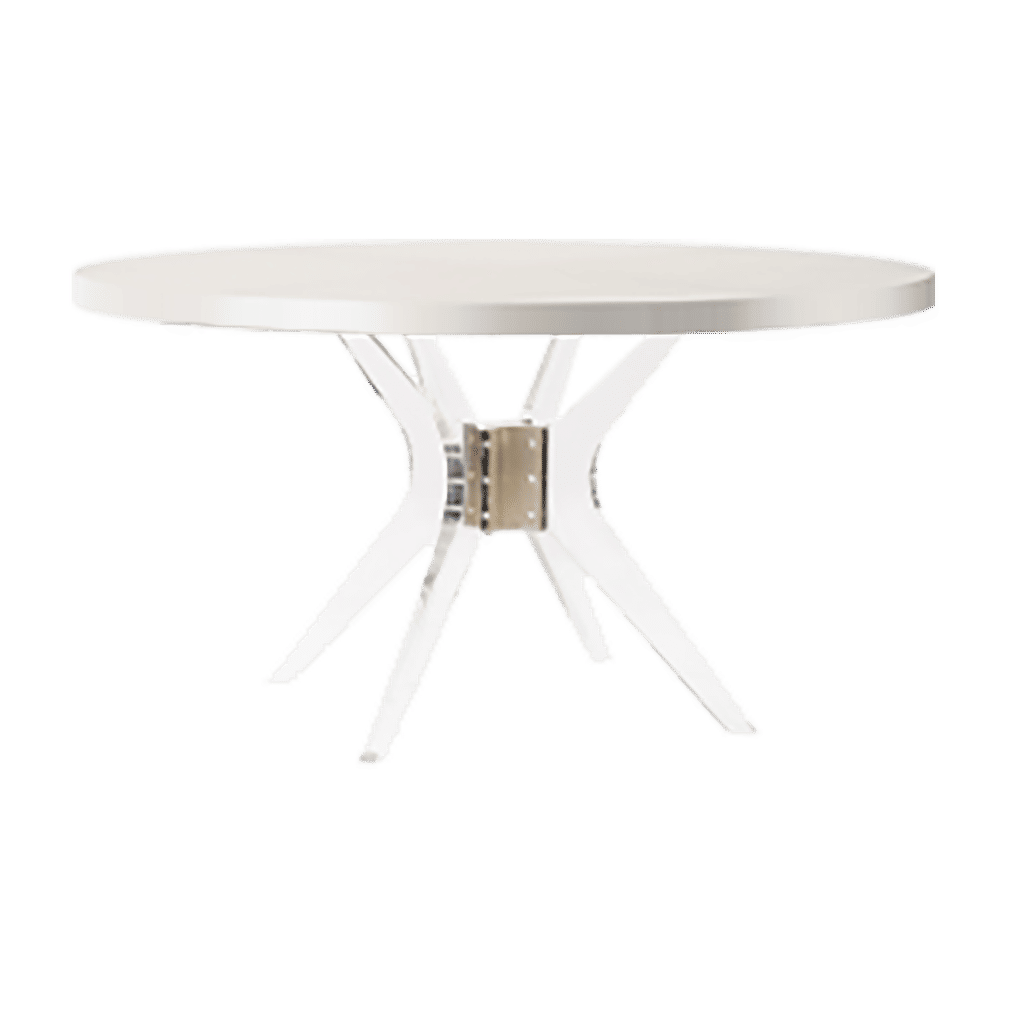 Ariel Brass Base W/ 60" Glass Top