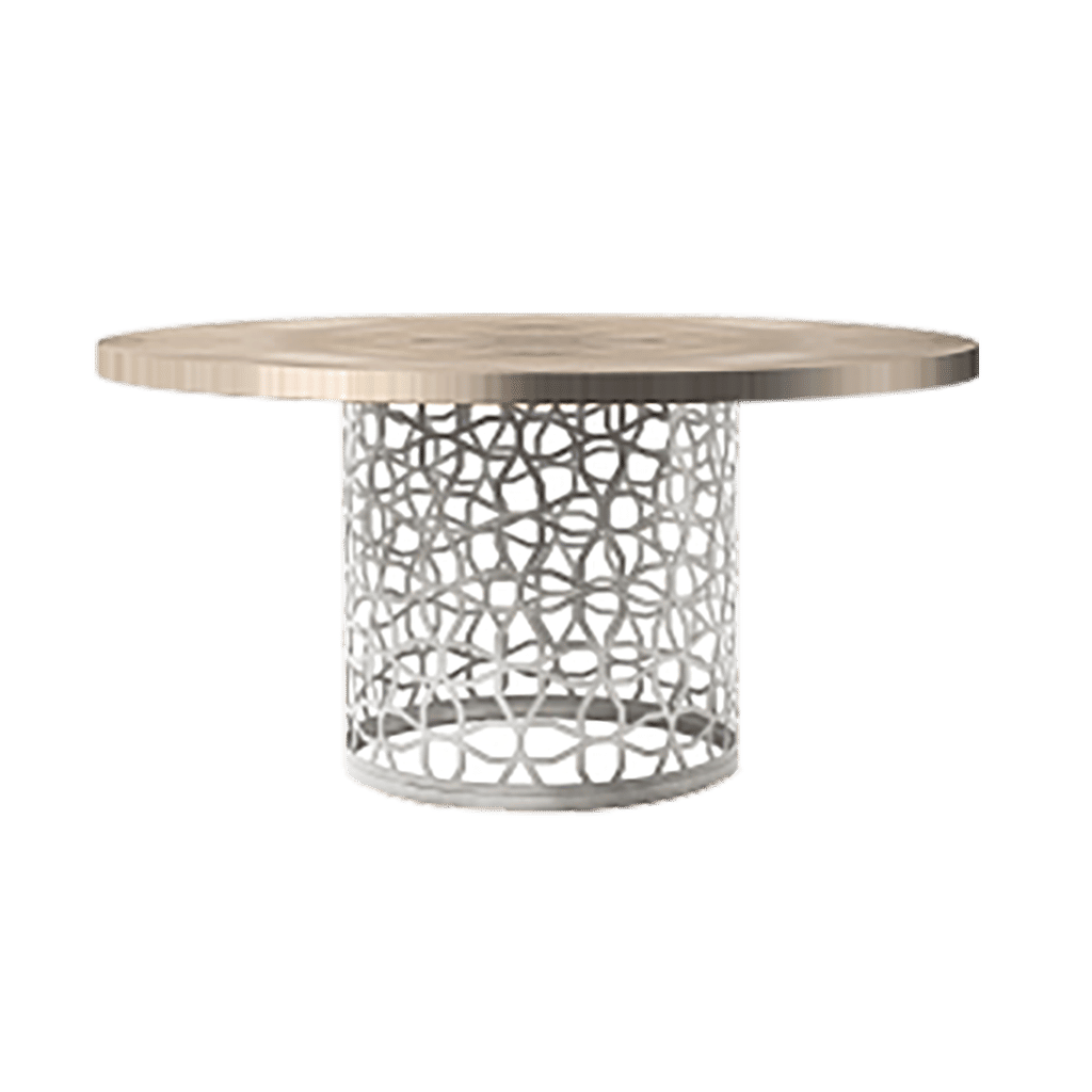 Arquette Brass Base W/ 60" Glass Top
