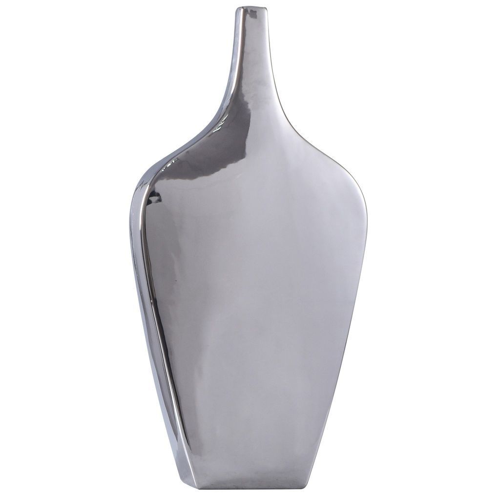 Preview image for Adonis Vase | Chrome Finish On Ceramic