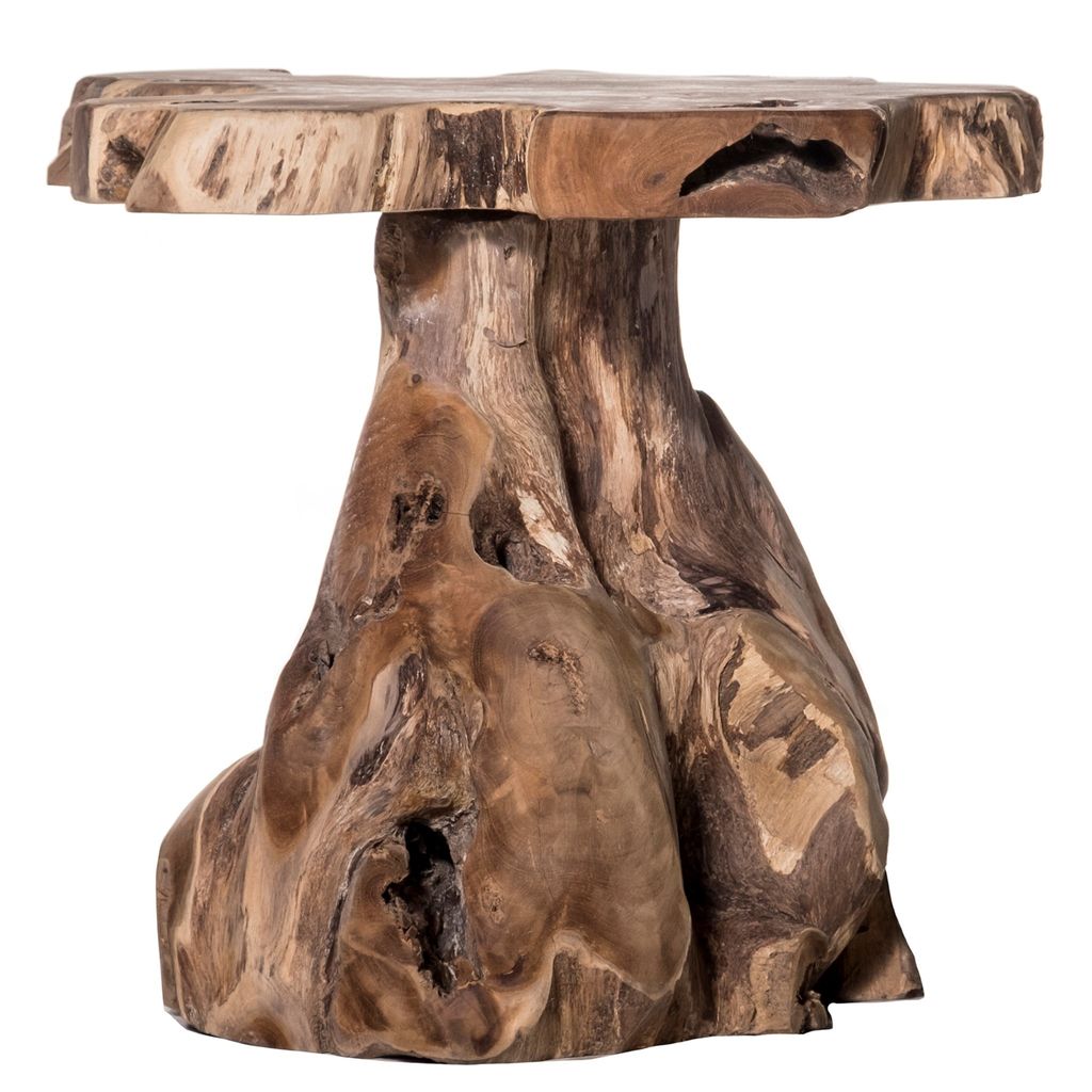 Preview image for Jakarta Stool- Natural | Natural Finish On Teak Wood