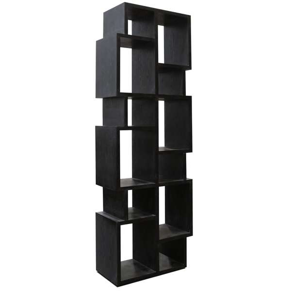 Warrington Bookcase | Black Finish On Hardwood