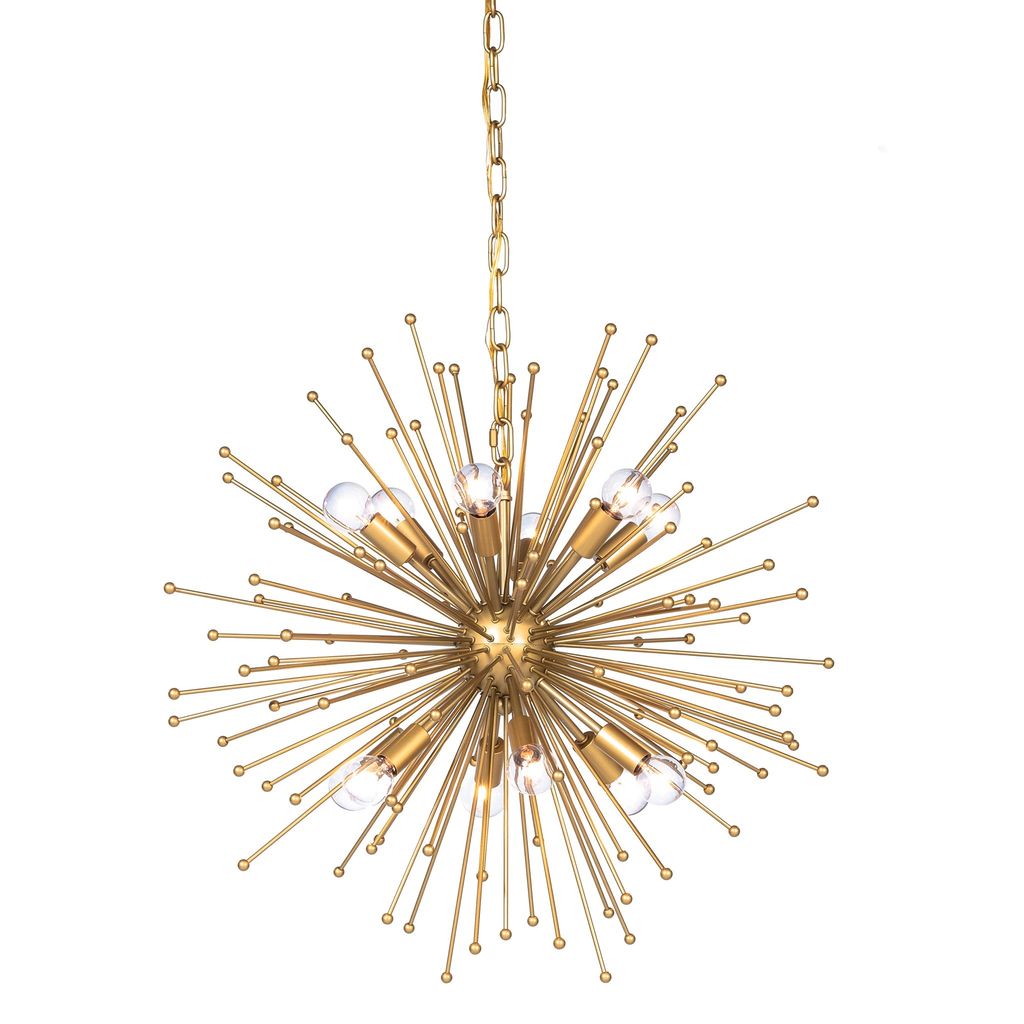 Archer Chandelier- Small | Gold Finished Metal