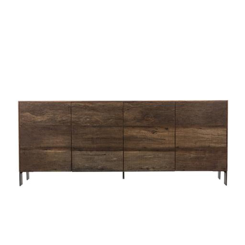 Dark Wood Media Console Table Option #2