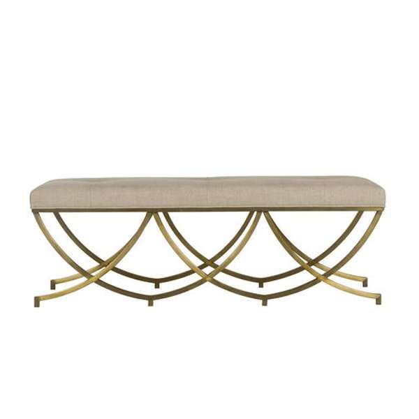 Olivia Bench - Textured Linen