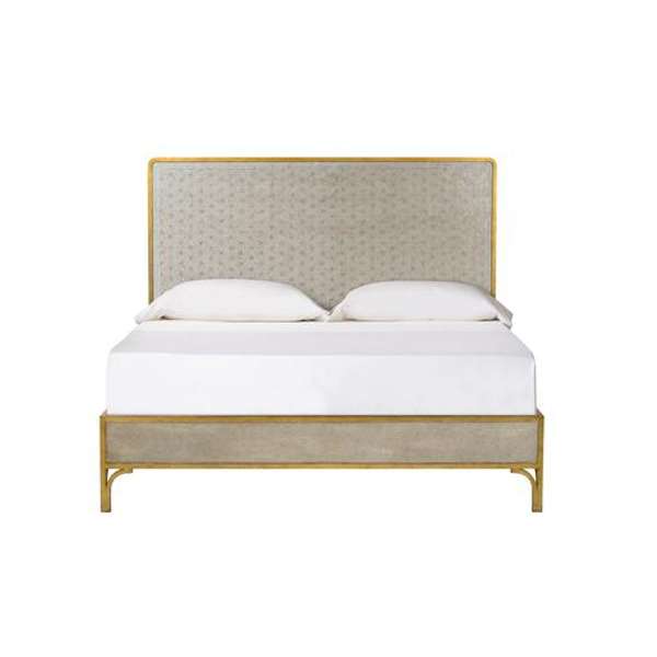 Gilded Star Mirror Bed - Us Queen