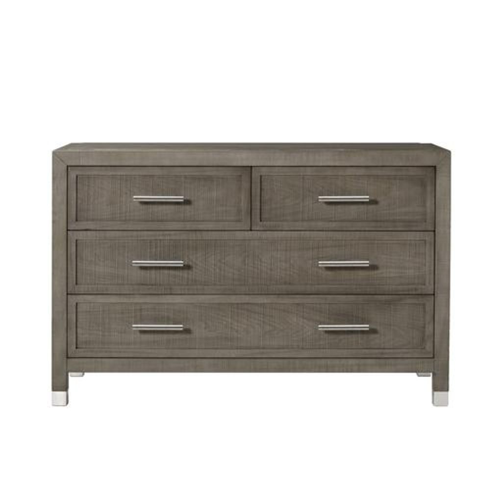 Preview image for Rolan Chest - 4 Drawer / Grey & Pewter