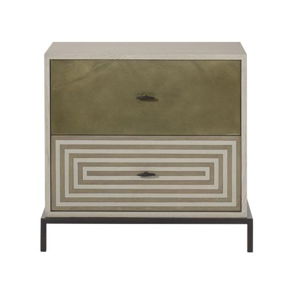 Preview image for Maria Nightstand - 2 Drawer / Small