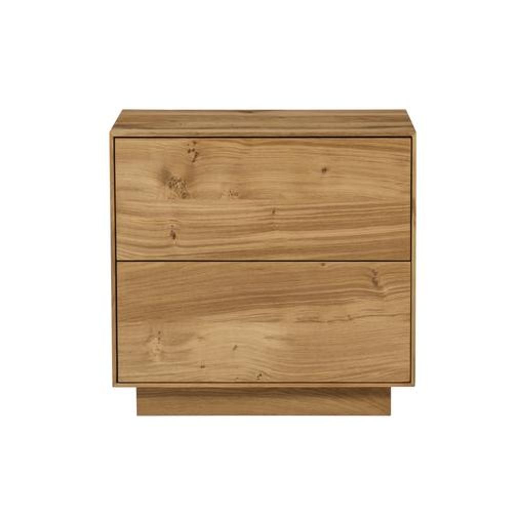 Preview image for Sands Nightstand - 2 Drawer / Natural Oak