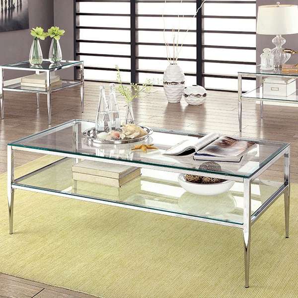Coffee Table, Chrome