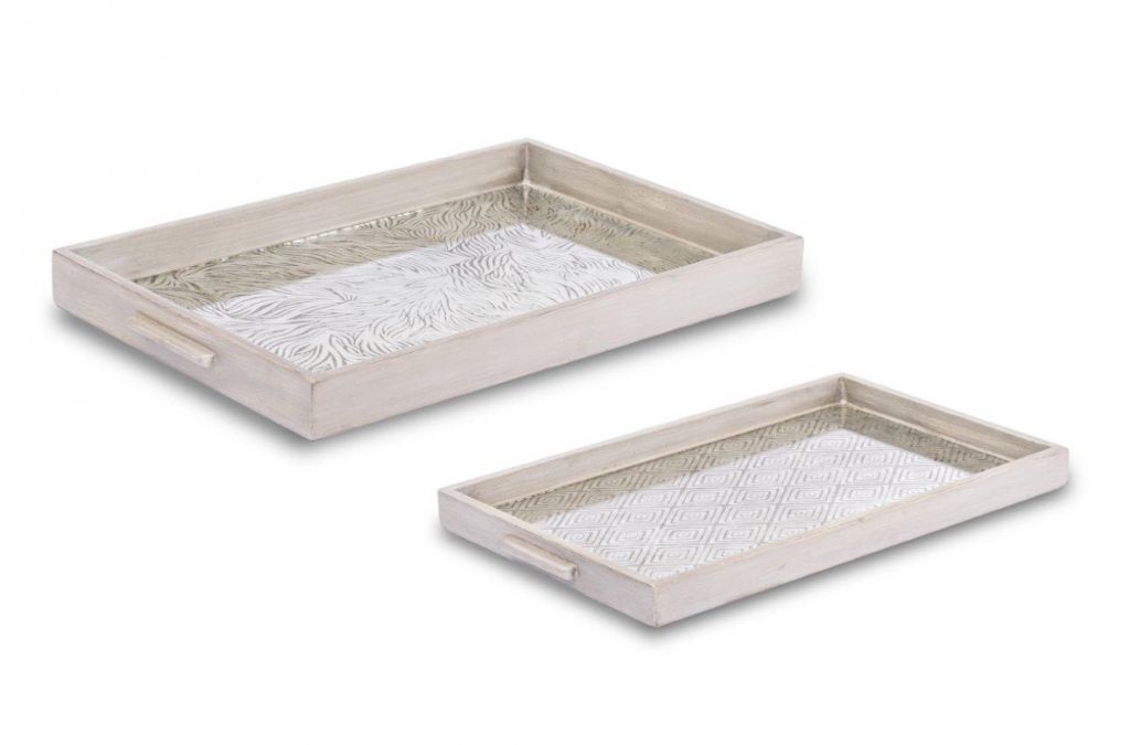 Tray Soho Nested , Rectangular, Painted Mirror A