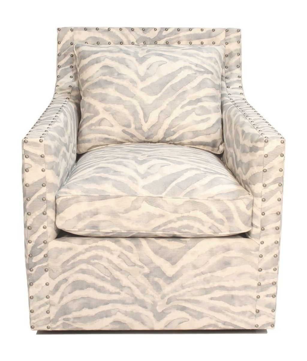 Swivel Chair Kim, Junglecat Zinc
