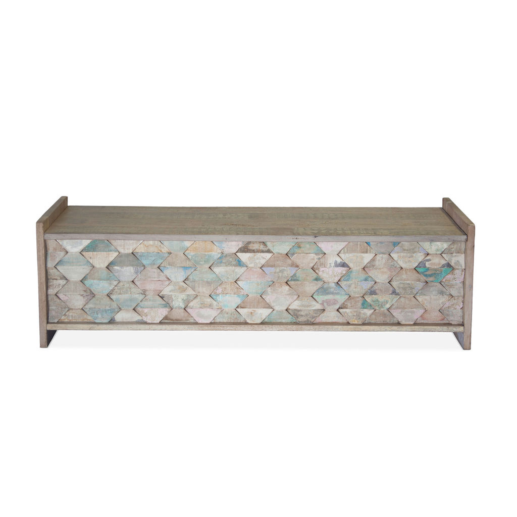 Ibiza 60" Reclaimed Wood Storage Bench