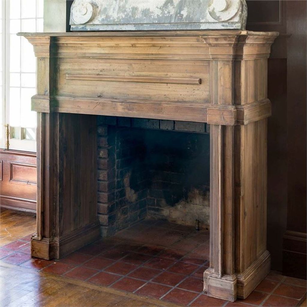 Preview image for Reclaimed Pine Fireplace Mantel