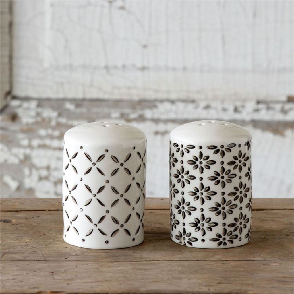 Preview image for Norden Pattern Salt And Pepper Shakers, Set Of 2