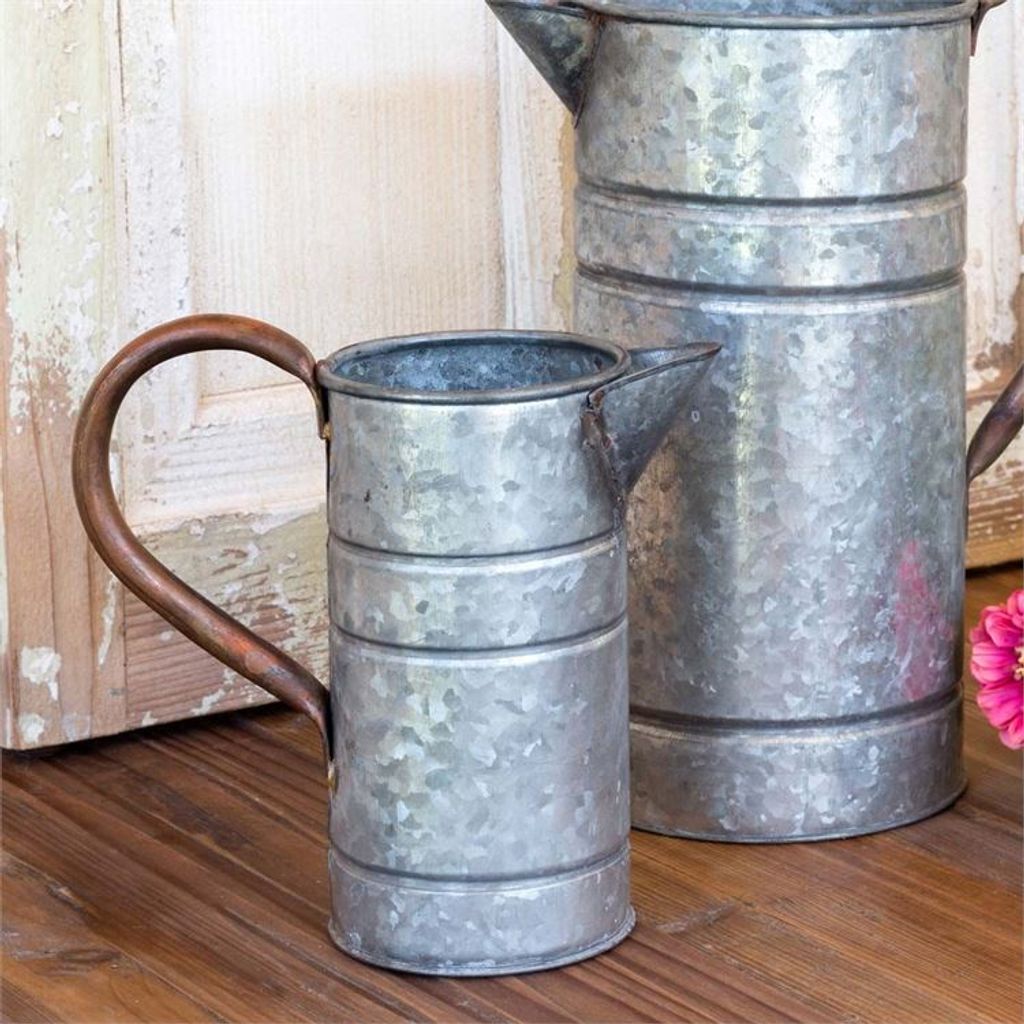 Preview image for Iron & Copper Watering Can, Set of 2