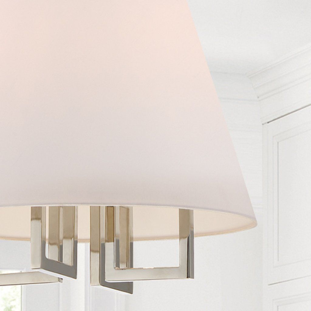 Westwood 4 Light Nickel Chandelier, Polished Nickle