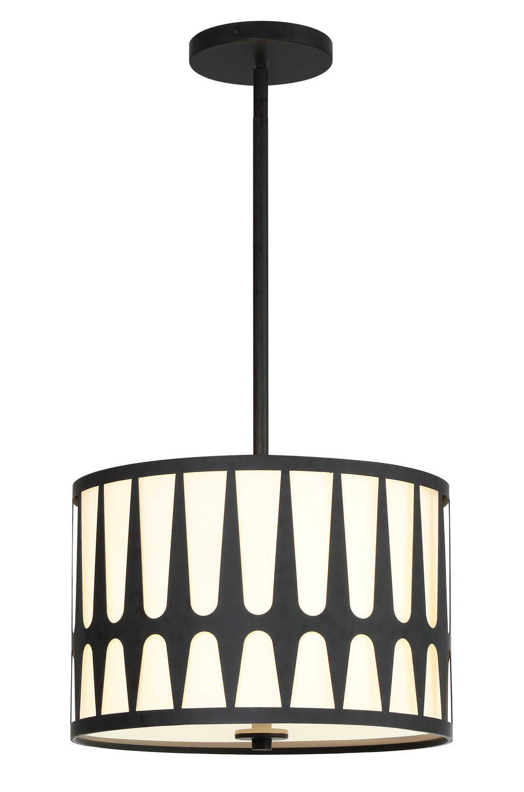 Preview image for Royston 3 Light Black Pendant