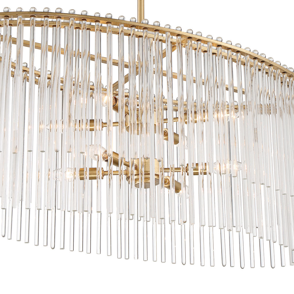 Modern Crystal 8 Light Chandelier