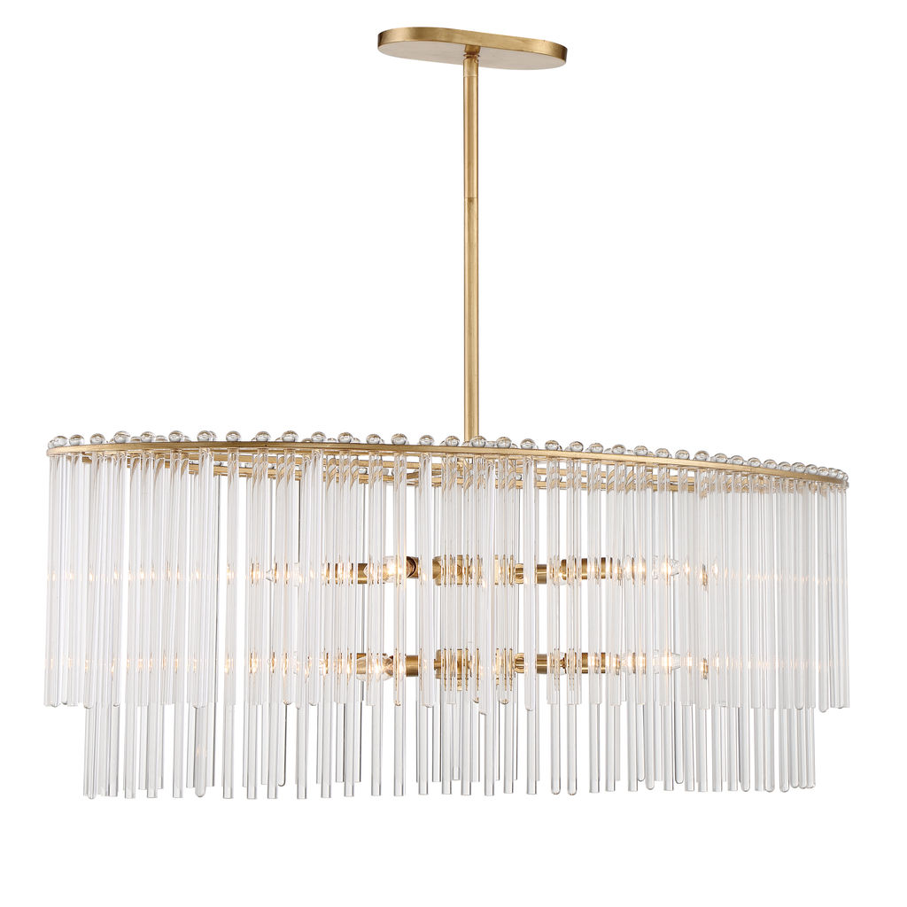 Modern Crystal 8 Light Chandelier