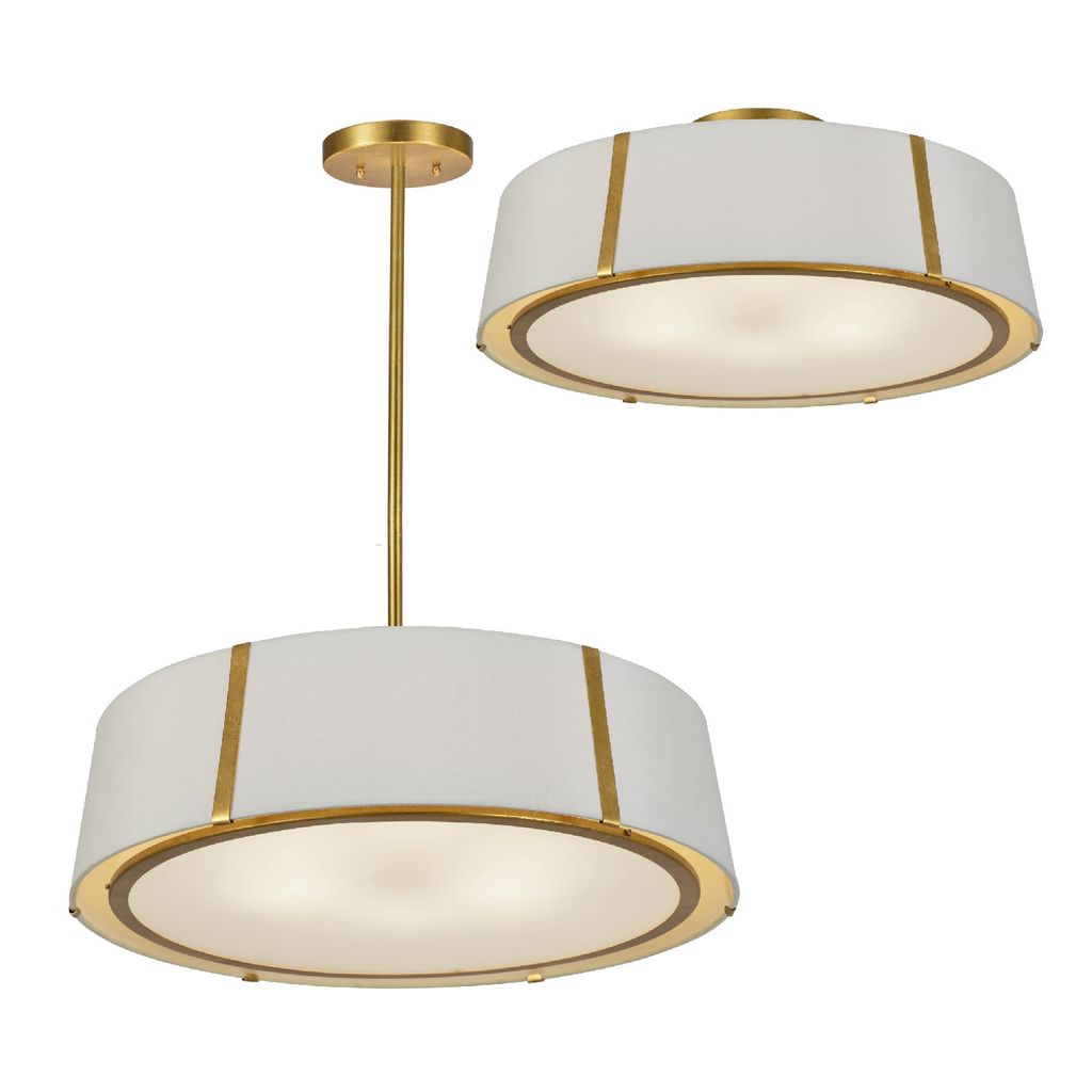 Ormandy 6 Light Gold Chandelier