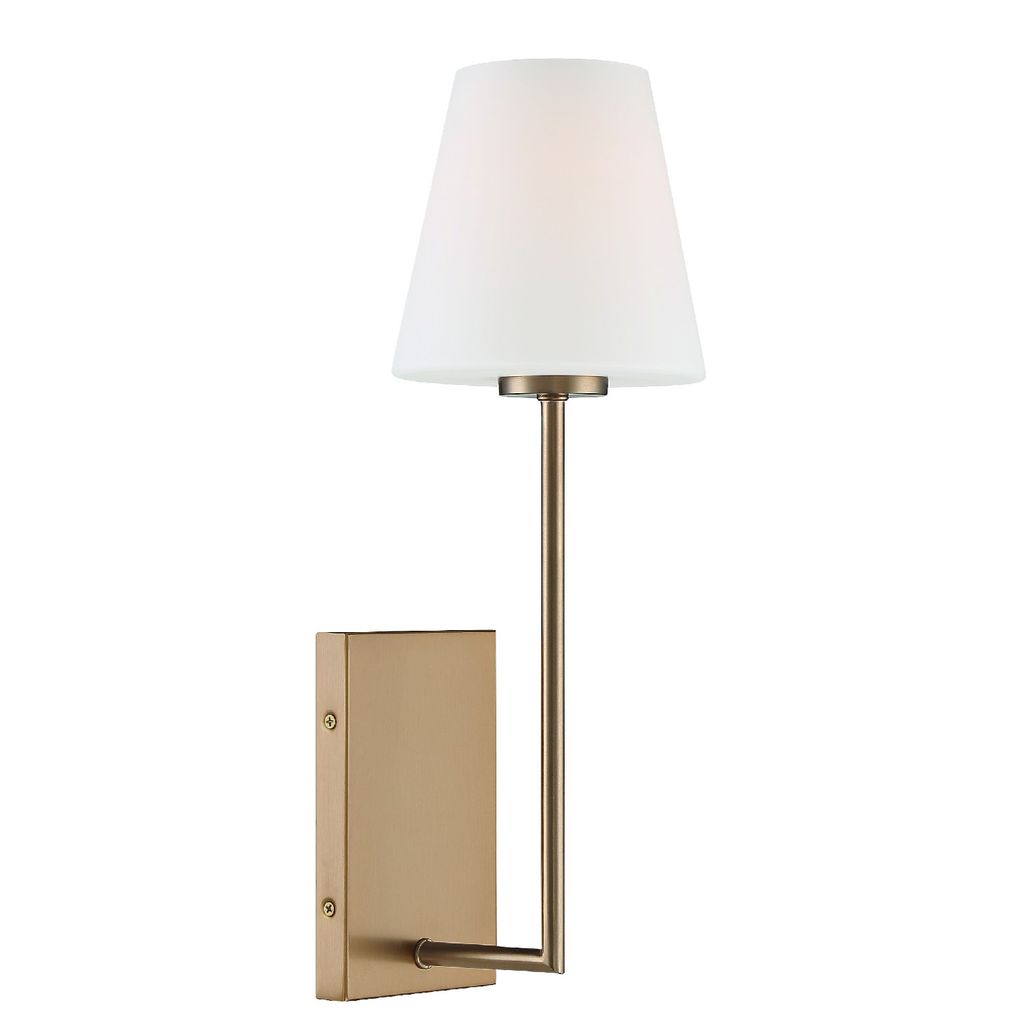 Lena 1 Light Vibrant Gold Wall Mount, Steel
