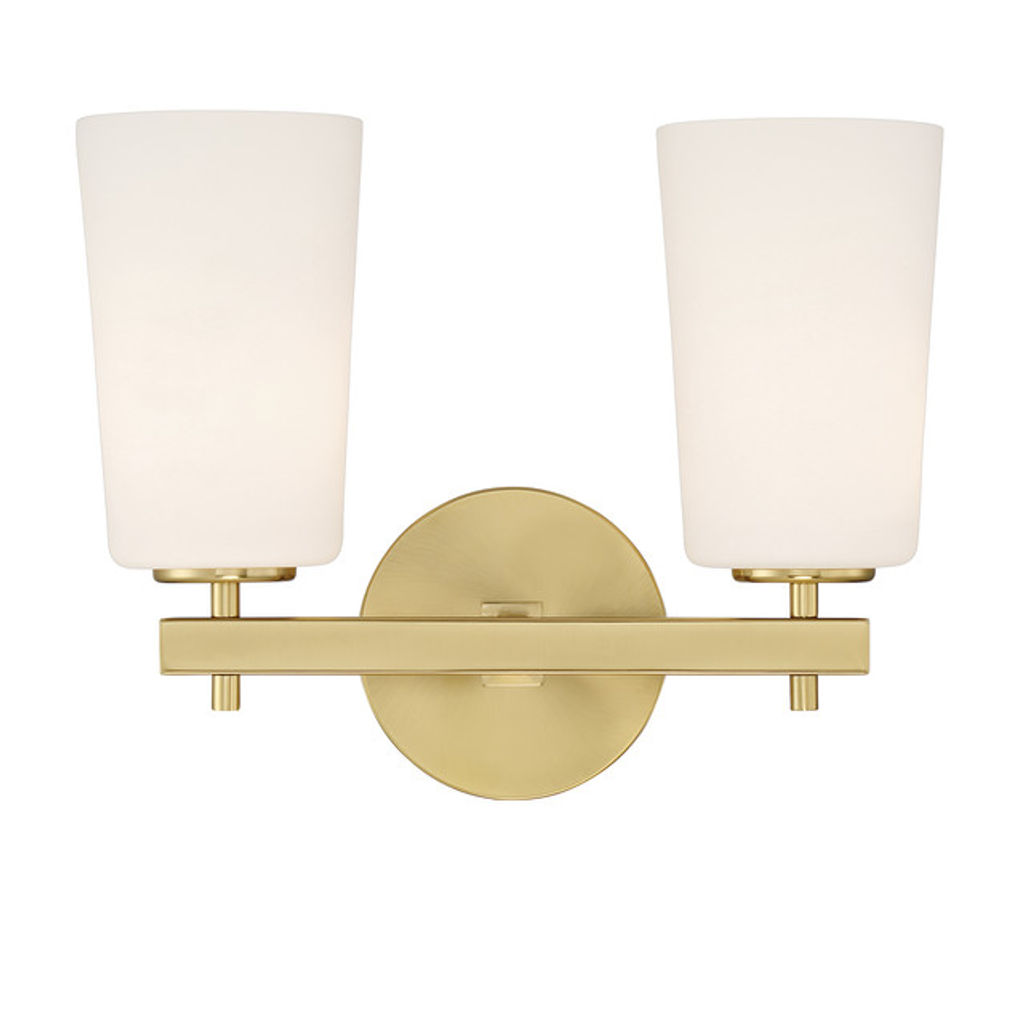 Preview image for Colton 2 Light Aged Brass Wall Mount
