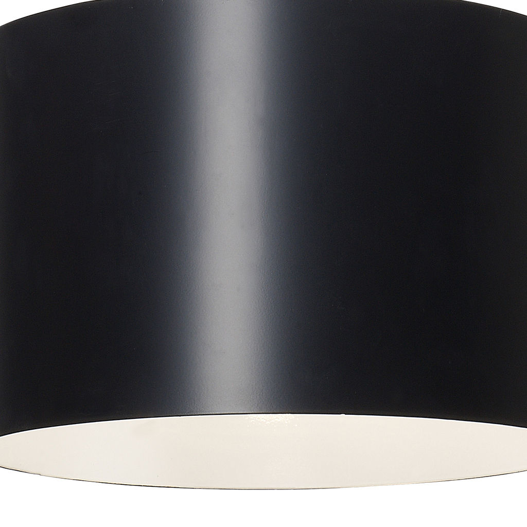 Brian Patrick Flynn For Crystorama Alston 1 Light Matte Black & White Mini Chandelier