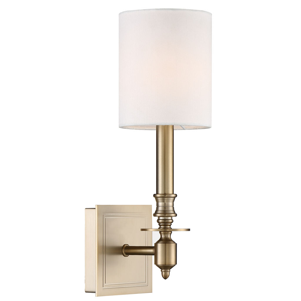 Lloyd 1 Light Aged Brass Wall Mount