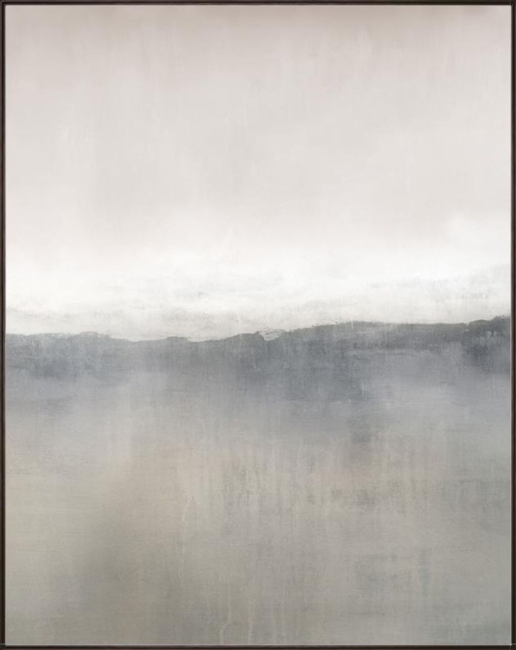 Preview image for Mattina Nebbiosa Ii In Espresso Natural Wood Gallery Frame, 30" X 38"